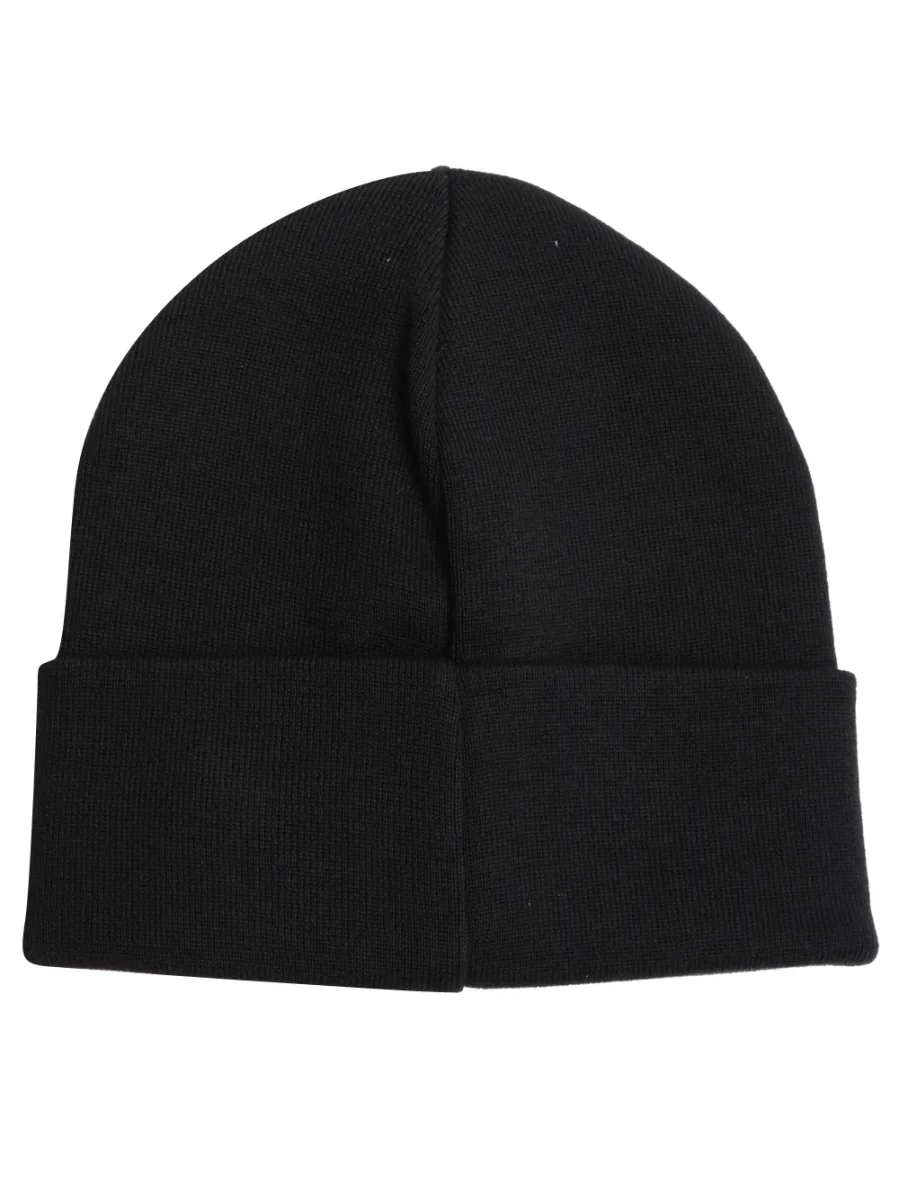 Cappello in Misto Lana Nero con Logo - immagine 3
