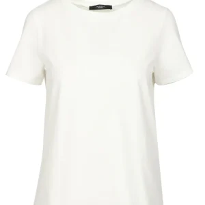 T-Shirt Multif Girocollo in Cotone Bianca