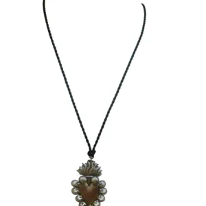 Collana con Cuore Sacro in Argento